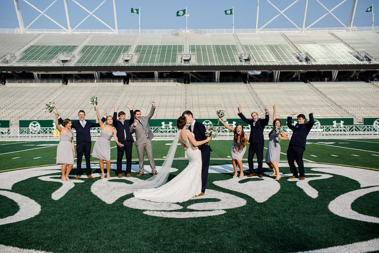 CSU Rams football wedding