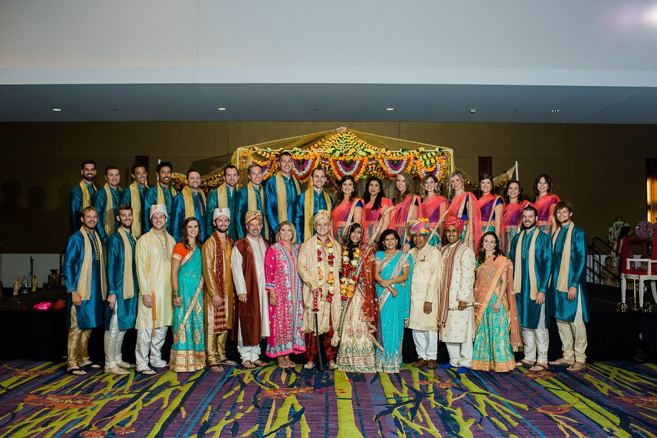 Indian saris for wedding party