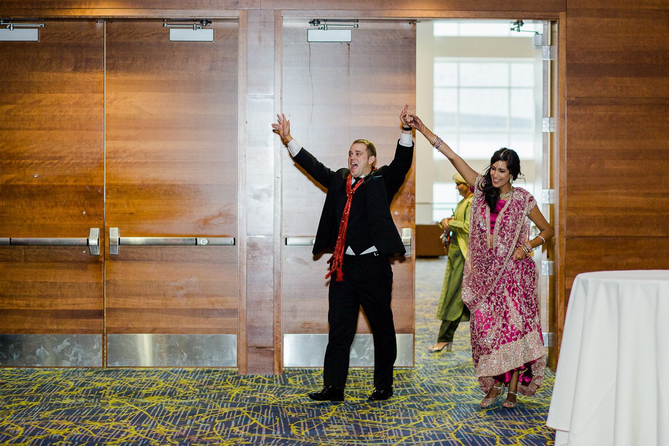 Indian Wedding Reception Entrance