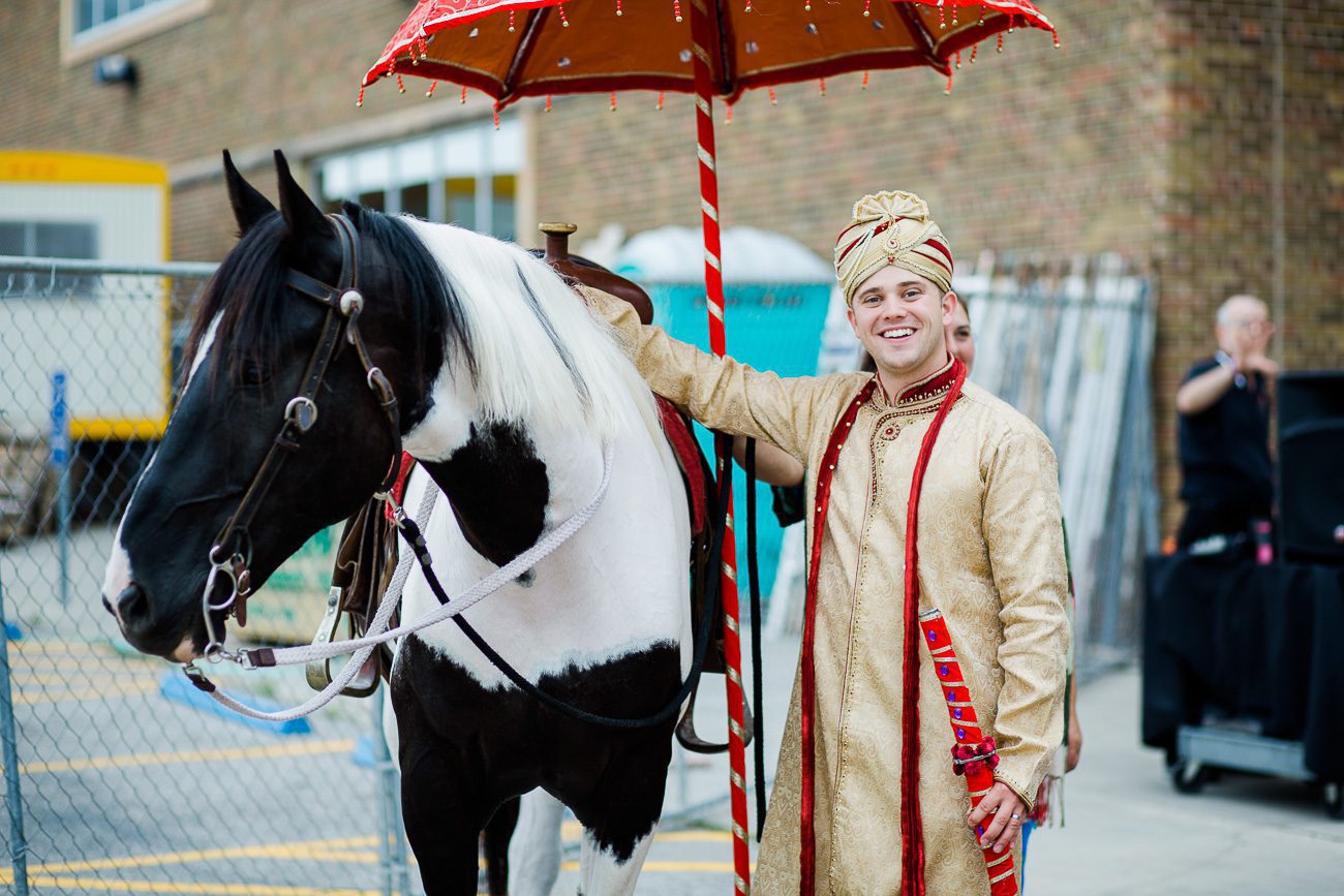 Baraat Wedding Ceremony with horse