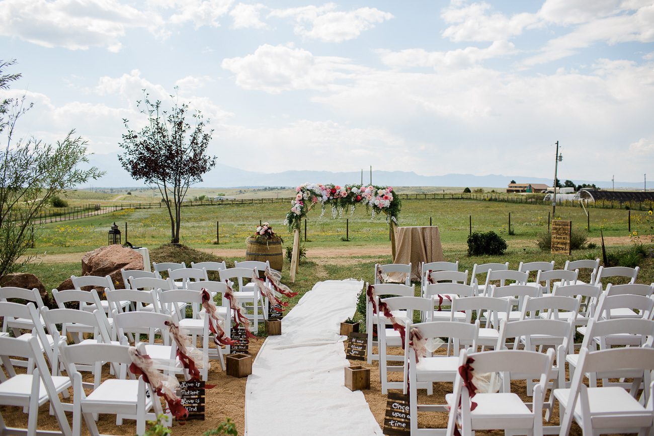 Colorado Springs Backyard Wedding