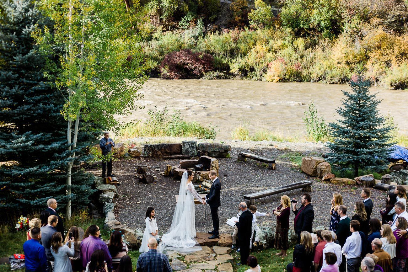 VRBO backyard wedding Colorado