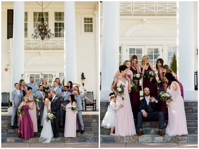 Fun wedding party picture ideas
