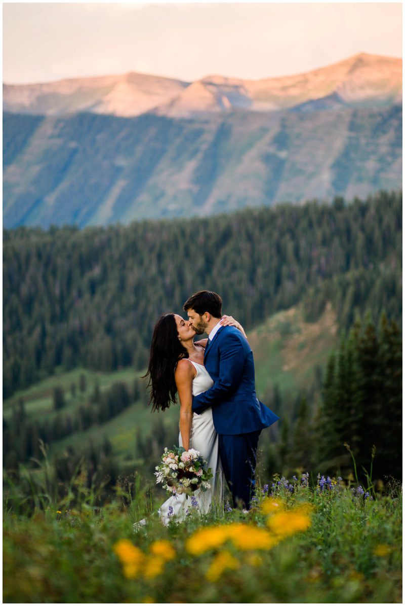 Crested Butte wedding photo