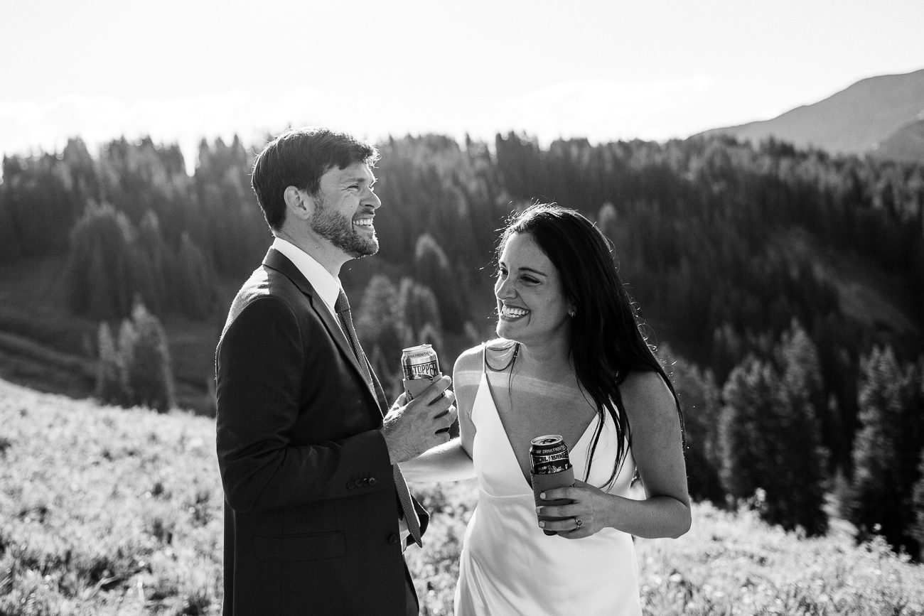 Black and white wedding photos