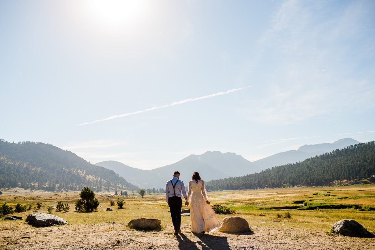 Moraine Park Wedding Photos Rocky Mountain National Park