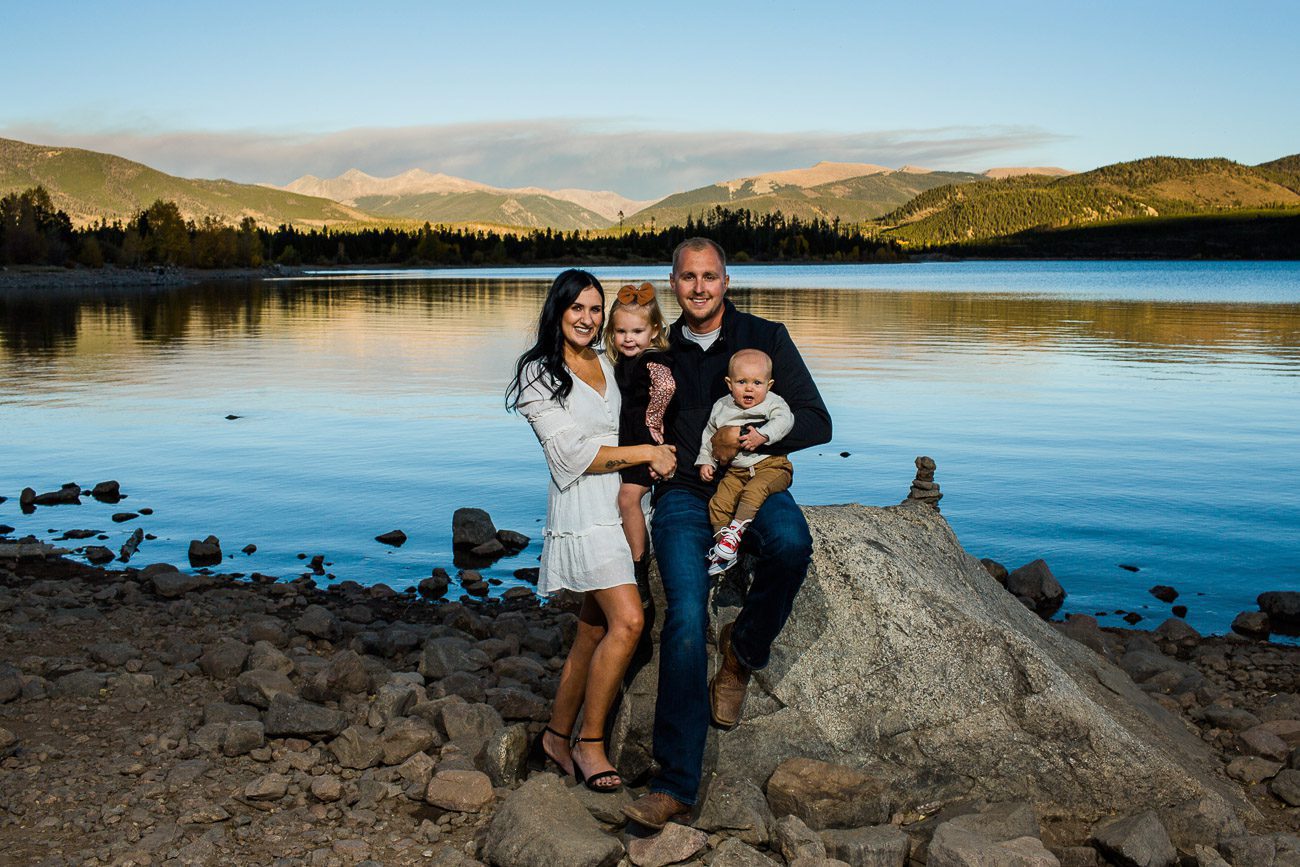 Lake Dillon Colorado Family Photo