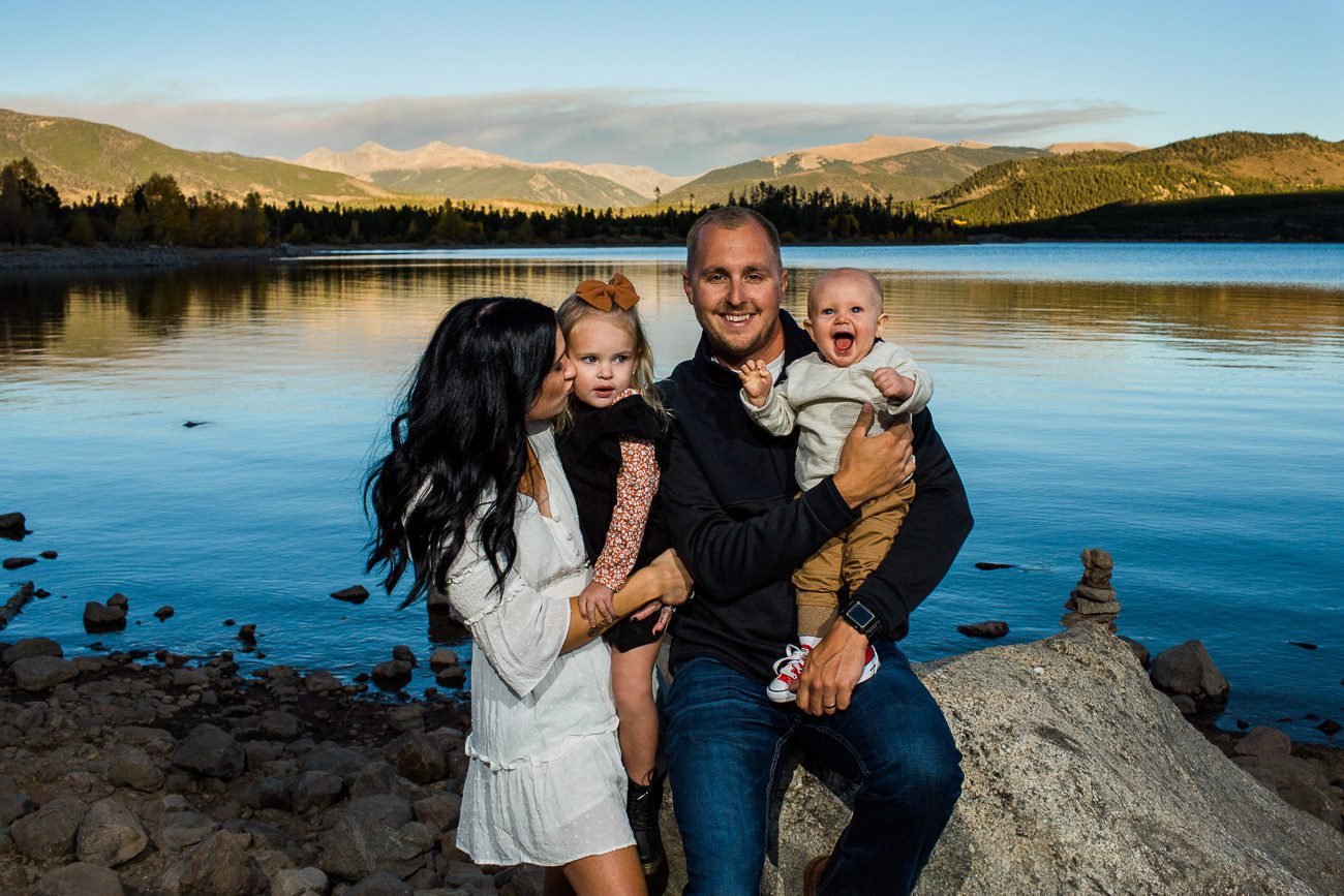 Lake Dillon Sunset Family Photography