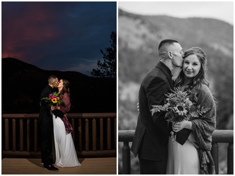 Woodland Park Colorado wedding photos