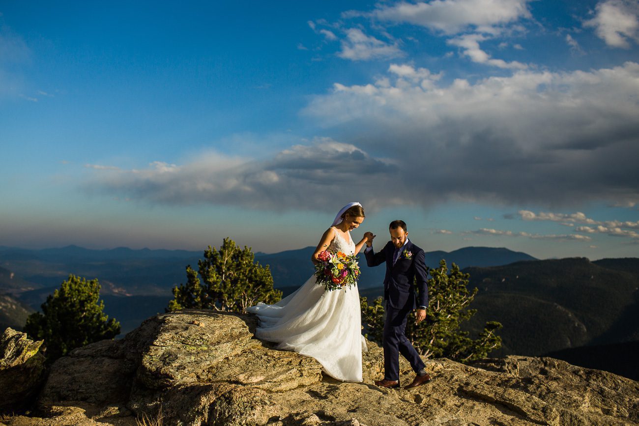 Colorado adventure wedding photography