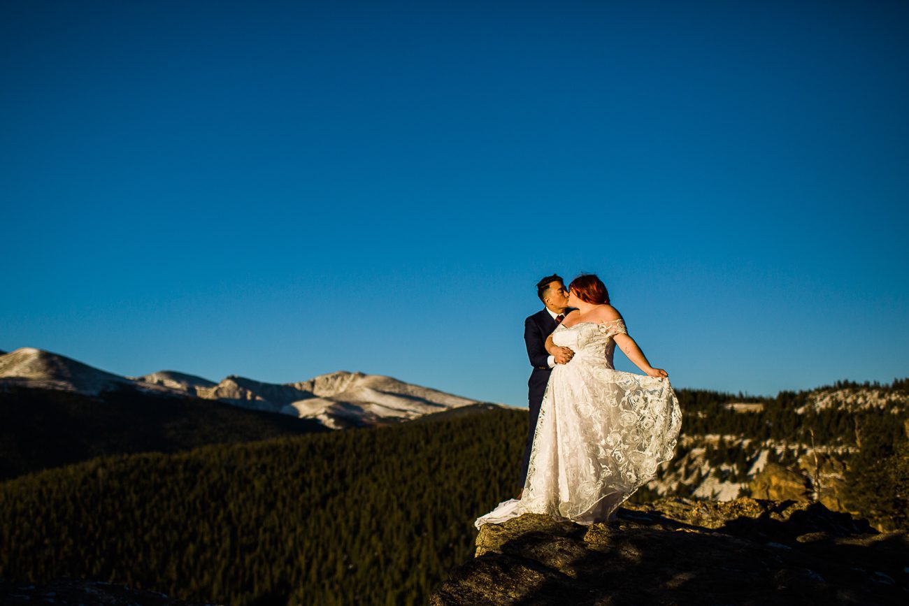Colorado mountain wedding photos