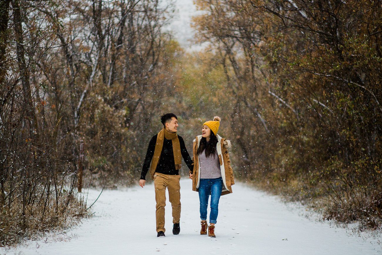 Lair O Bear Park Colorado engagement photos