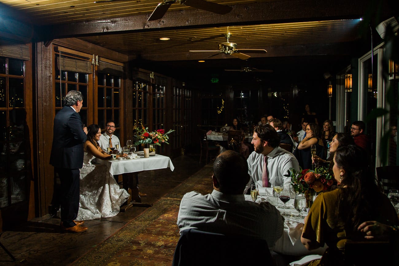The Greenbriar Inn wedding reception