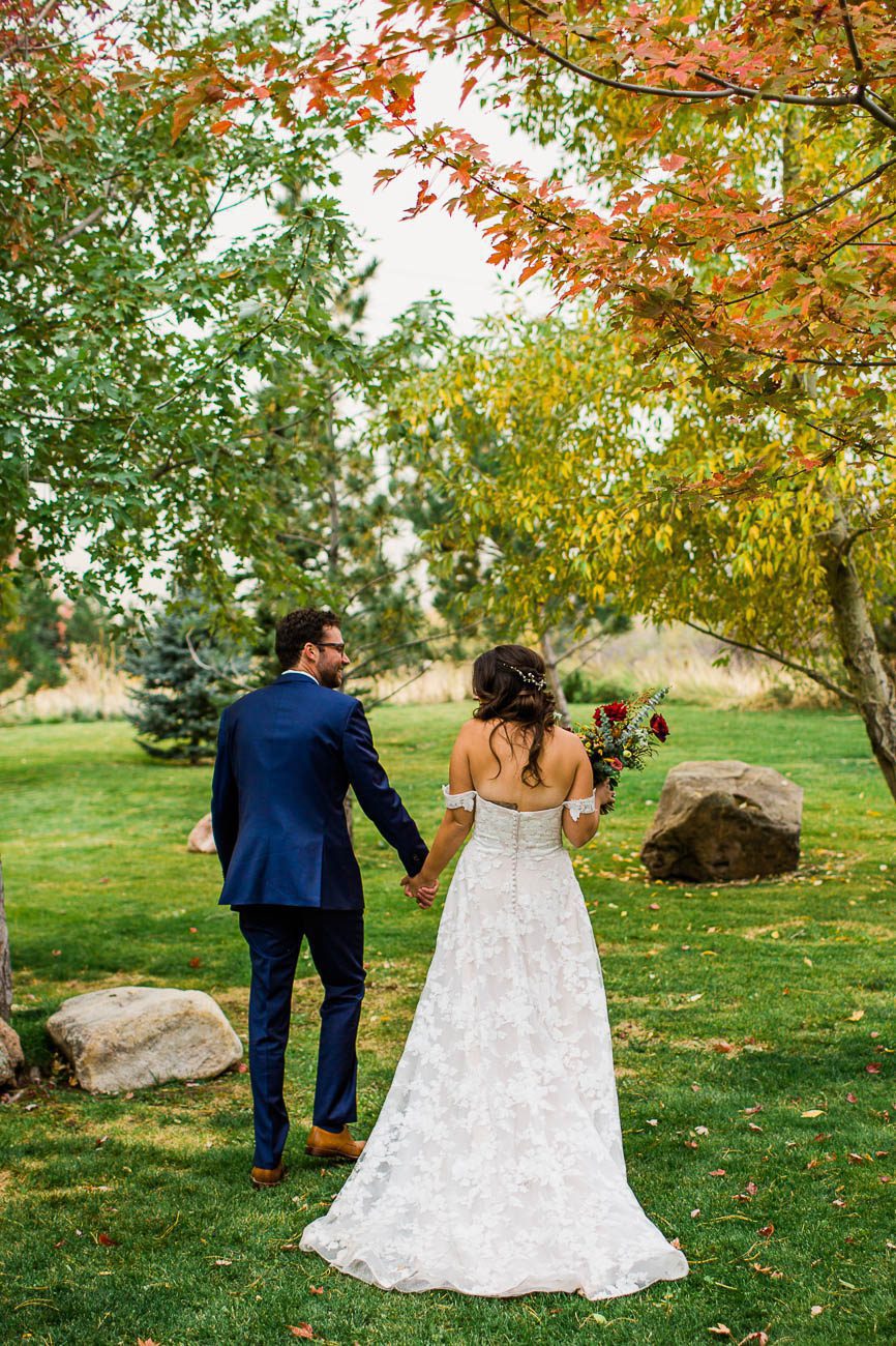Fall wedding in Boulder Colorado