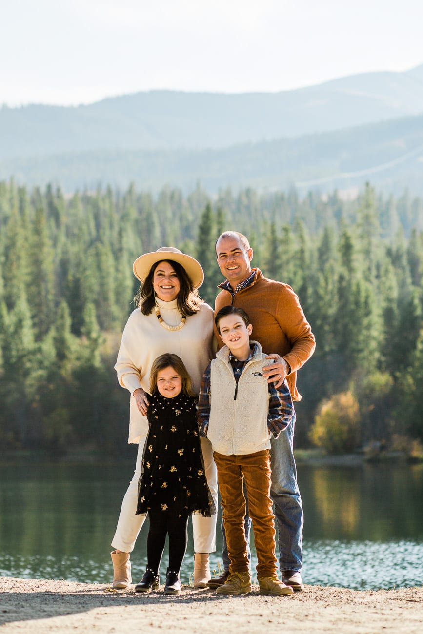 Sawmill Reservoir Family Photos in Breckenridge Colorado
