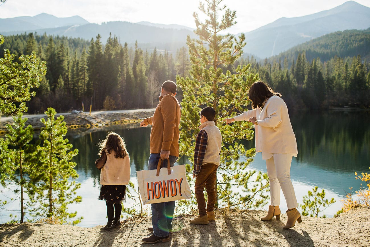 Family photography in the mountains