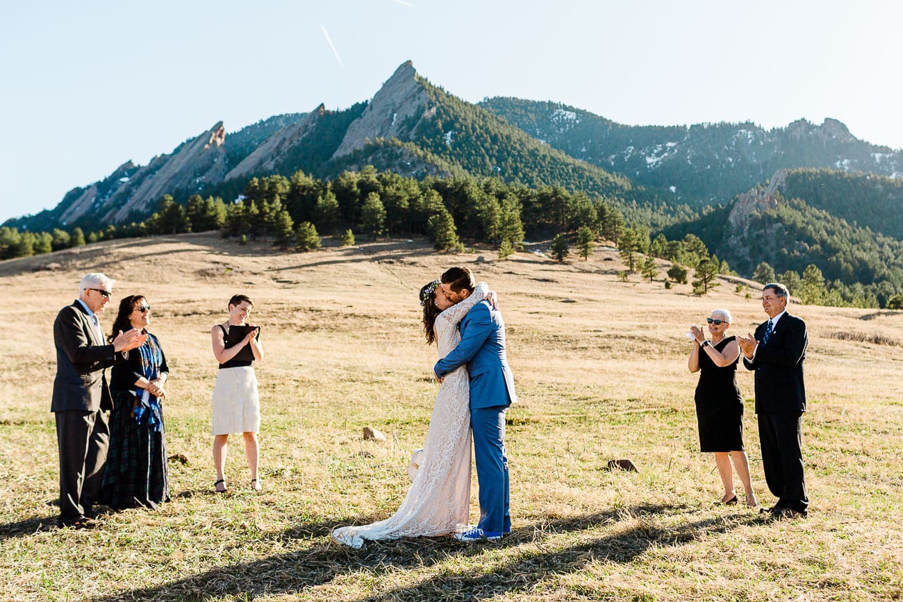 Boulder elopement at Chautauqua