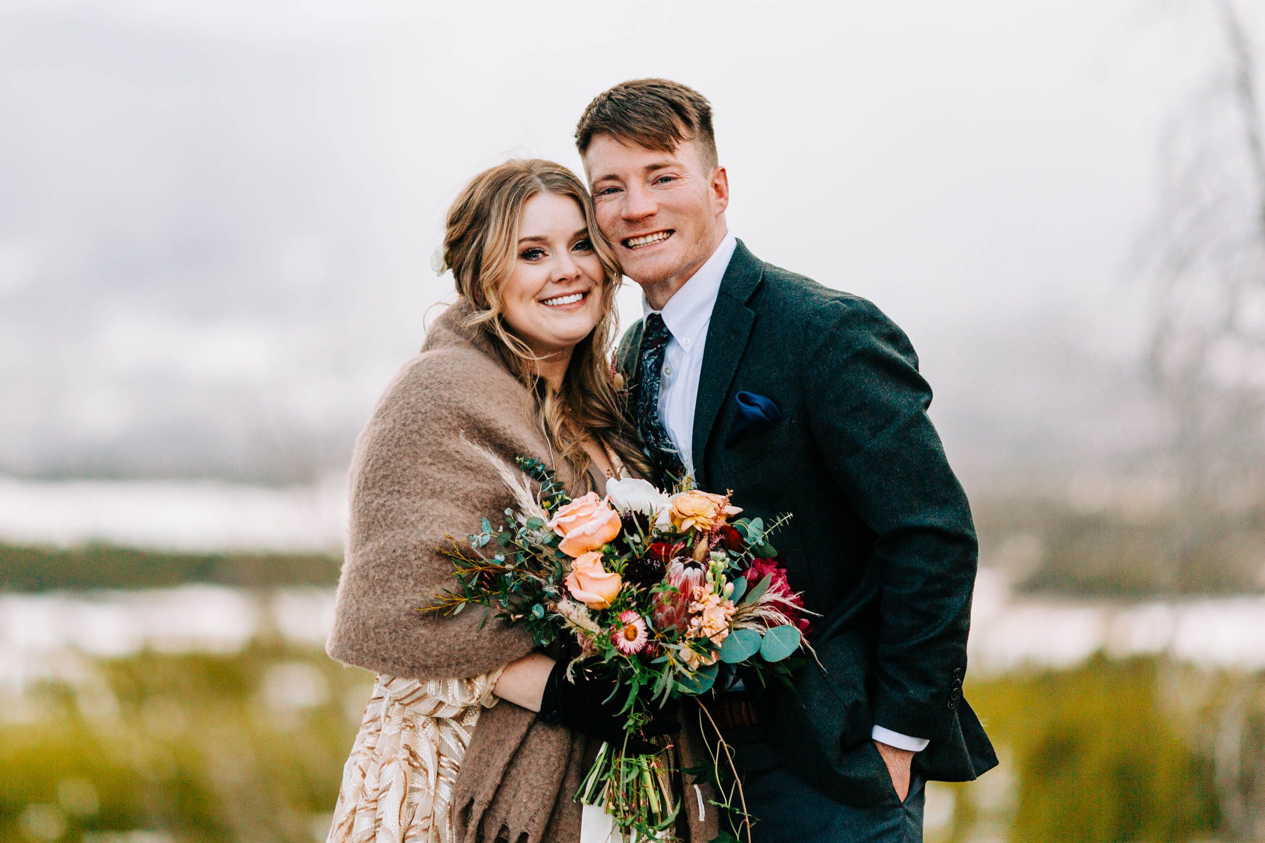 Destination elopement in the mountains