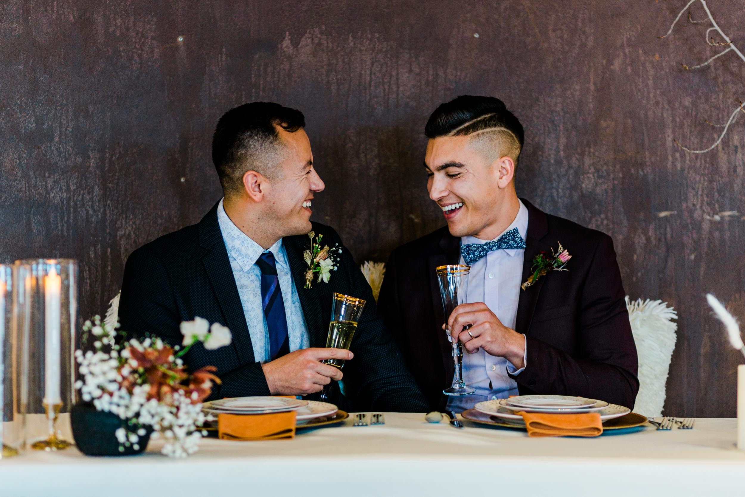 LGBTQ wedding reception