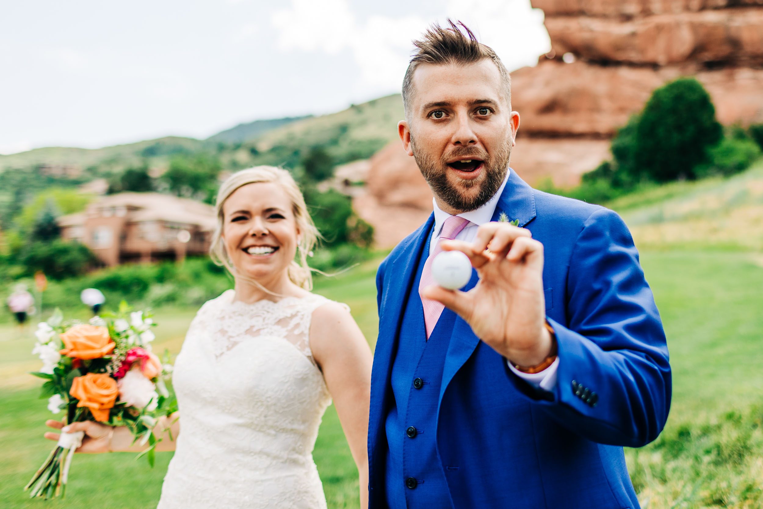 red rocks country club wedding