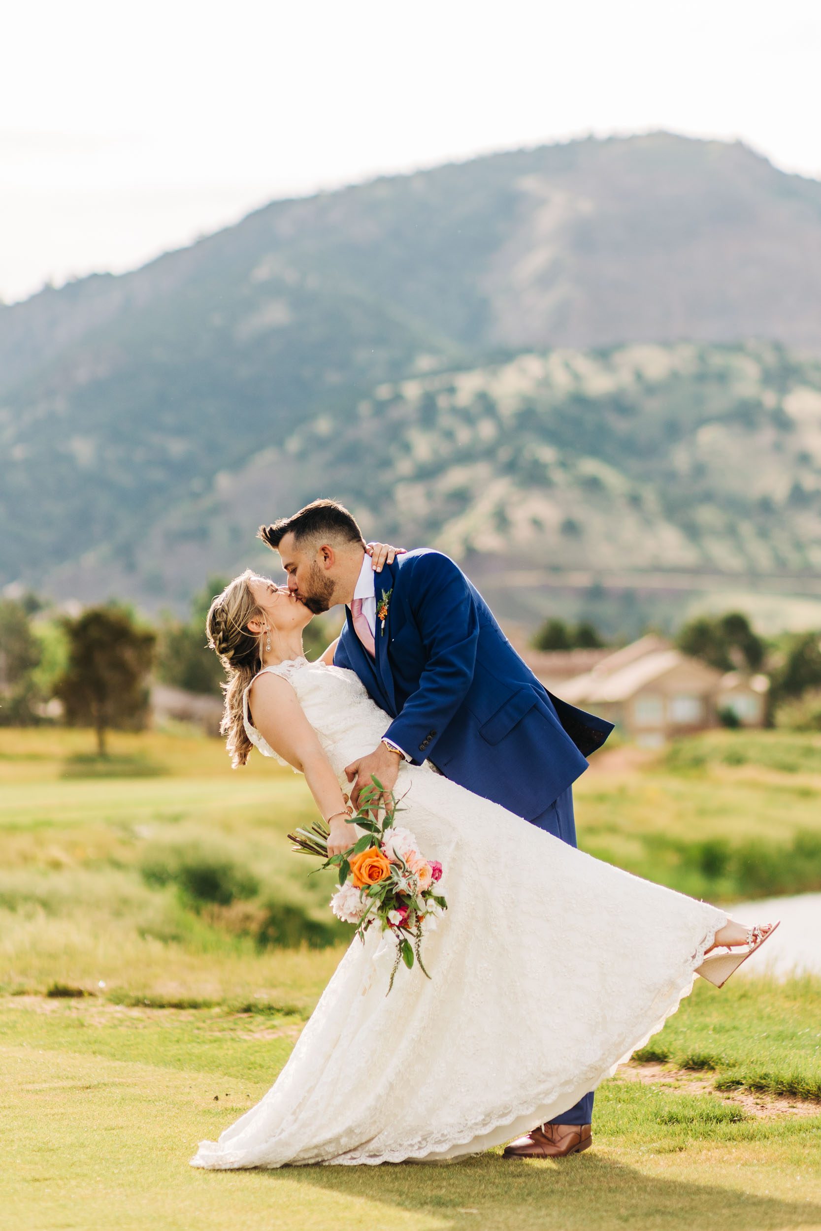 red rocks country club wedding photos