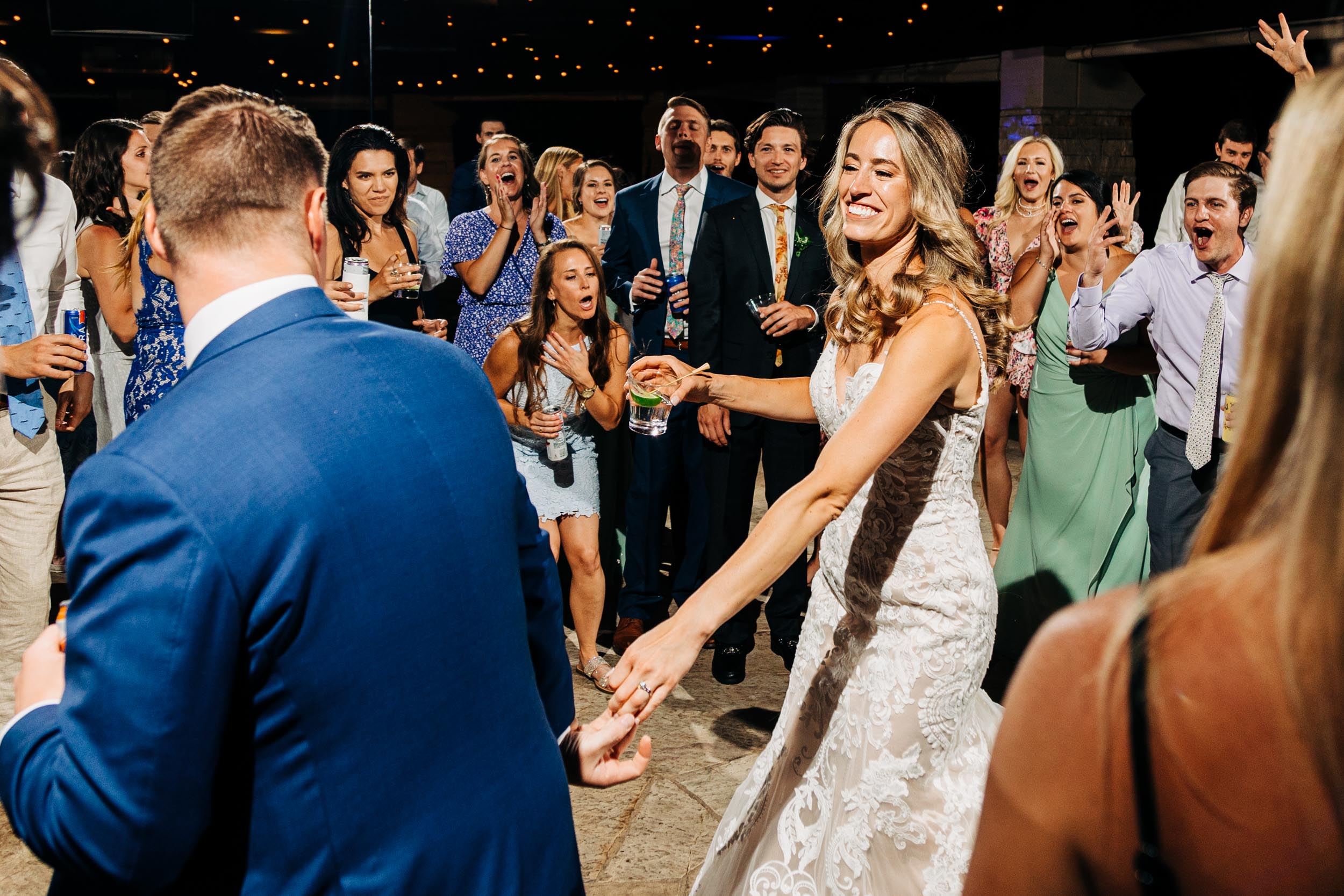 sanctuary golf course wedding reception photos by Shea McGrath Photography  Denver wedding photographer