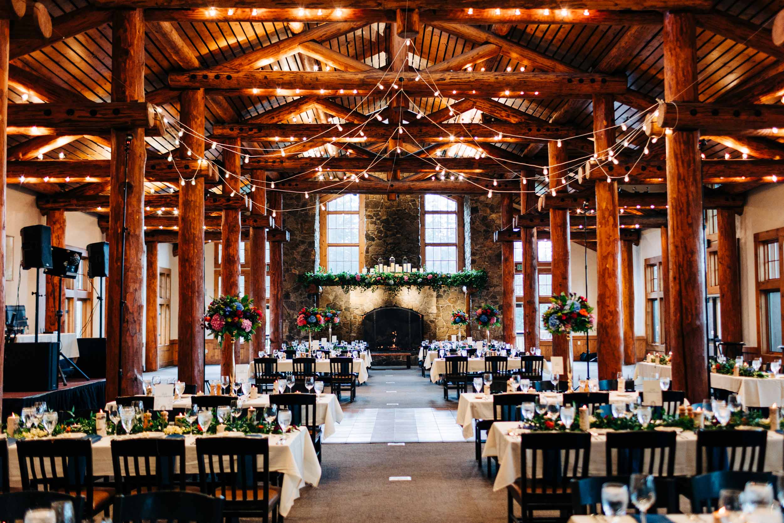 Timber Ridge Lodge reception space at Keystone Resort Colorado wedding
