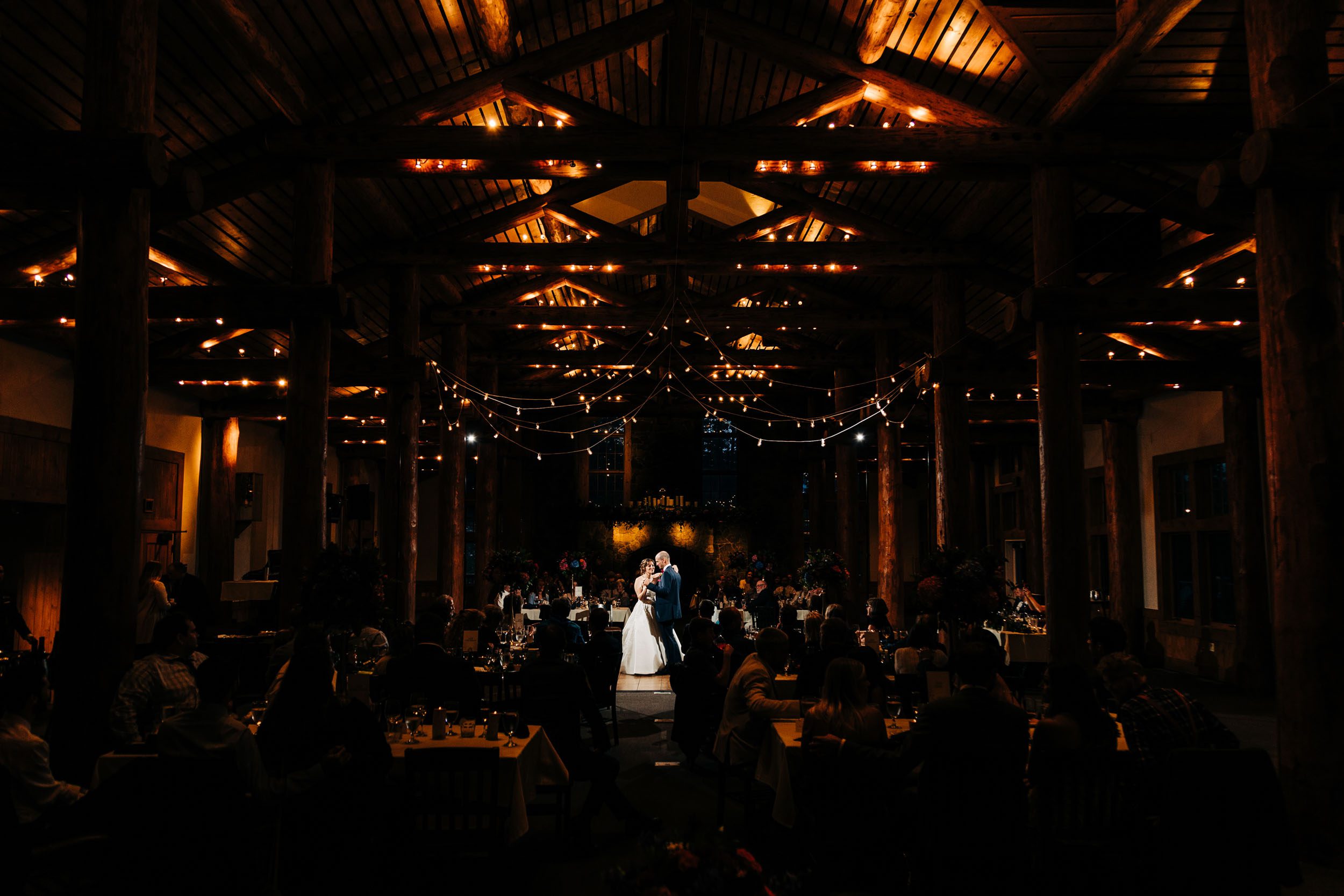 First dance at Timber Ridge Lodge in Keystone CO
