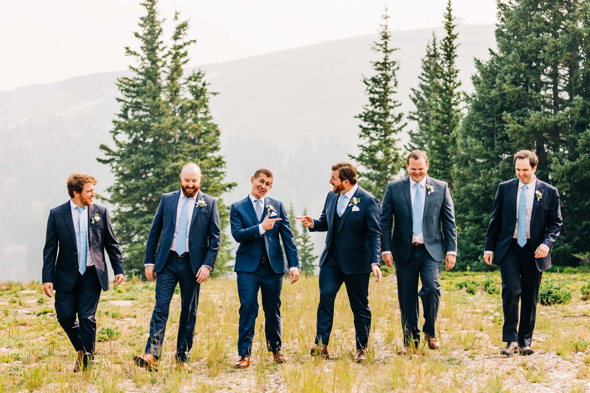 Lunch Rock wedding photos of groomsmen by Shea McGrath Photography Colorado Wedding Photographer