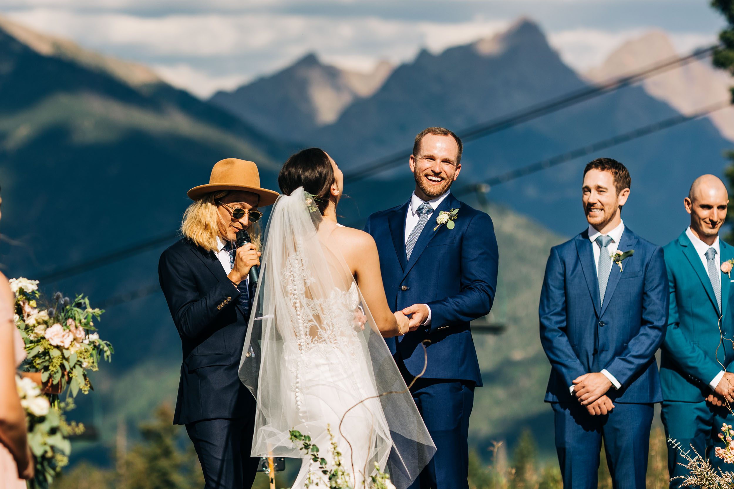 Durango Colorado wedding ceremony photos