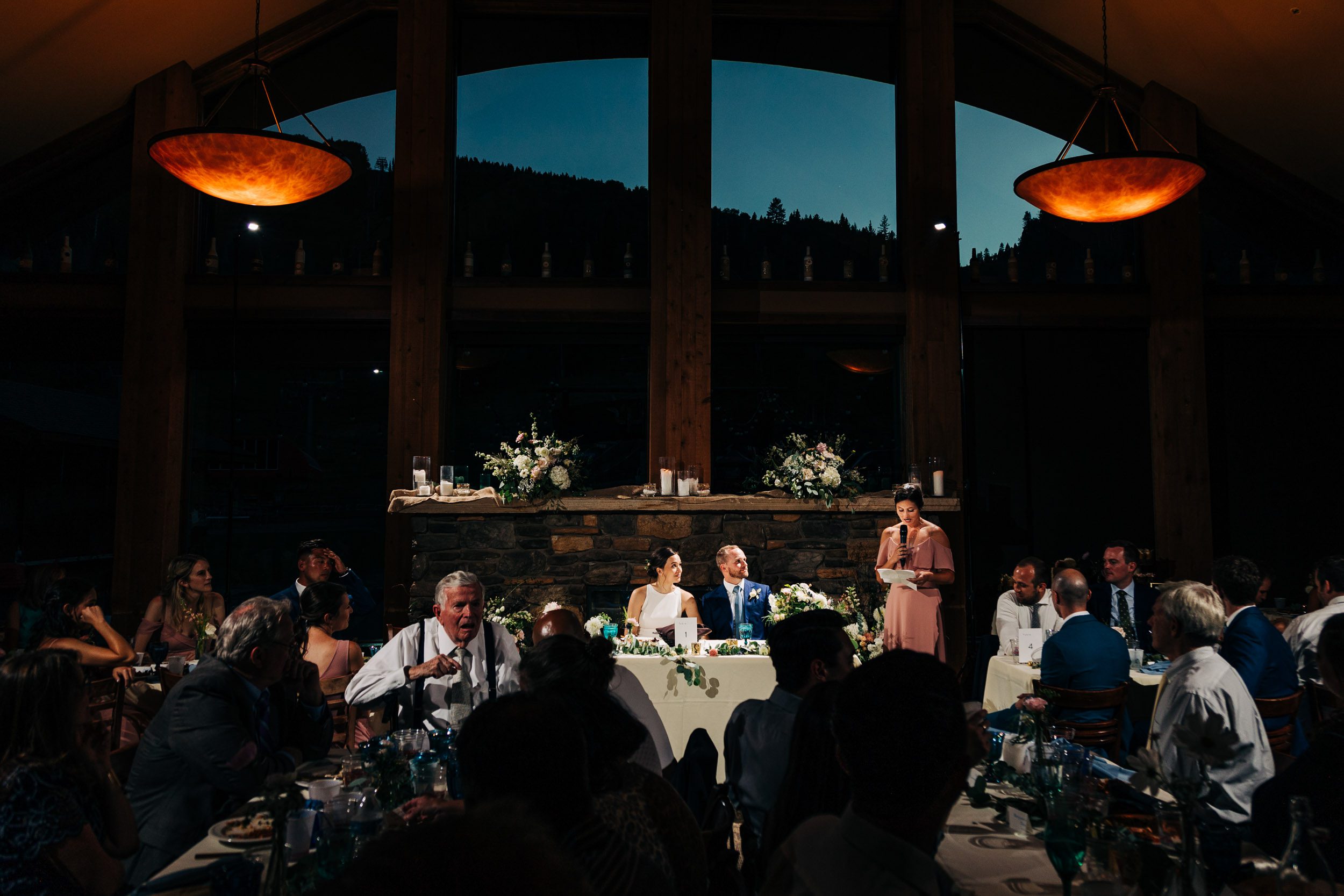 Durango Colorado wedding reception toasts