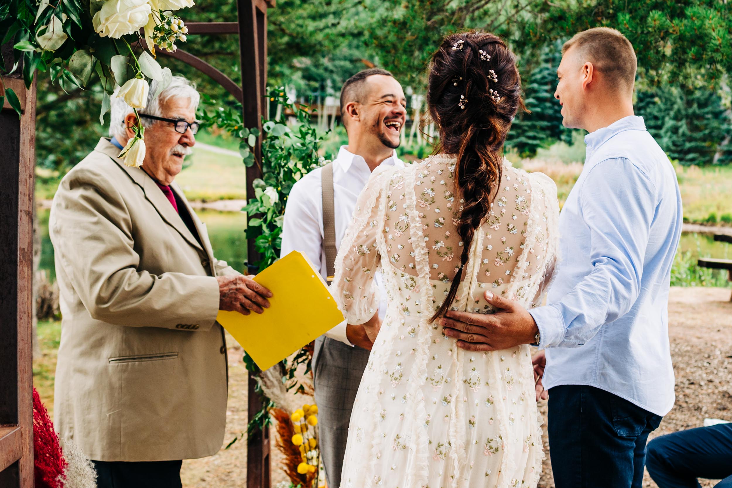 Vail golf club wedding