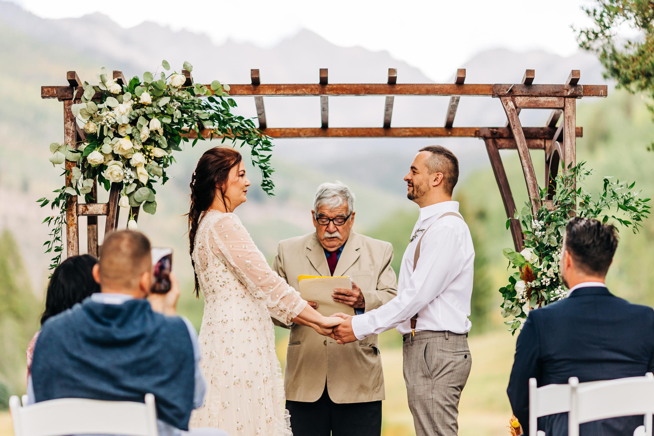 Vail golf club wedding photo