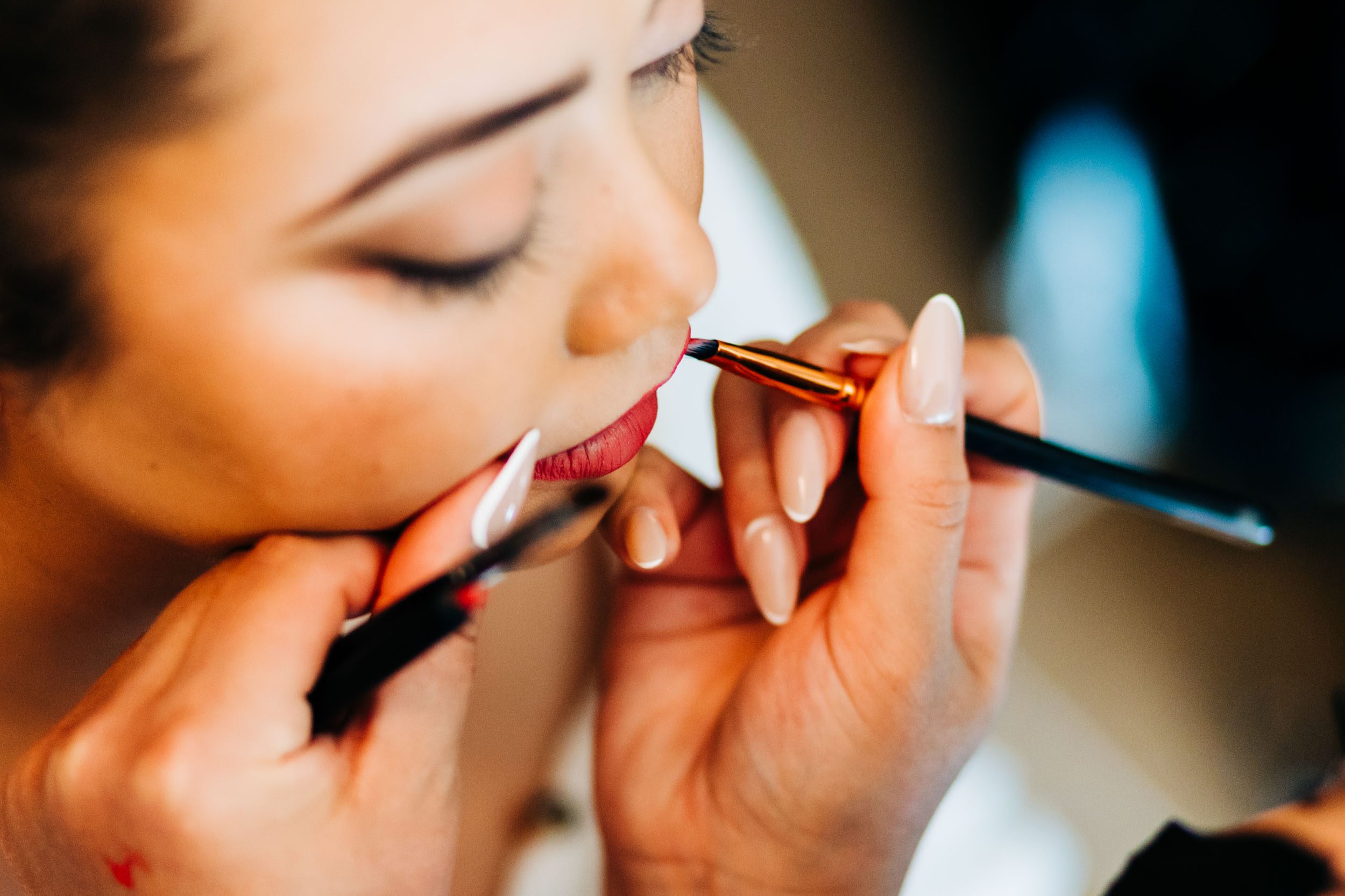 bride getting ready