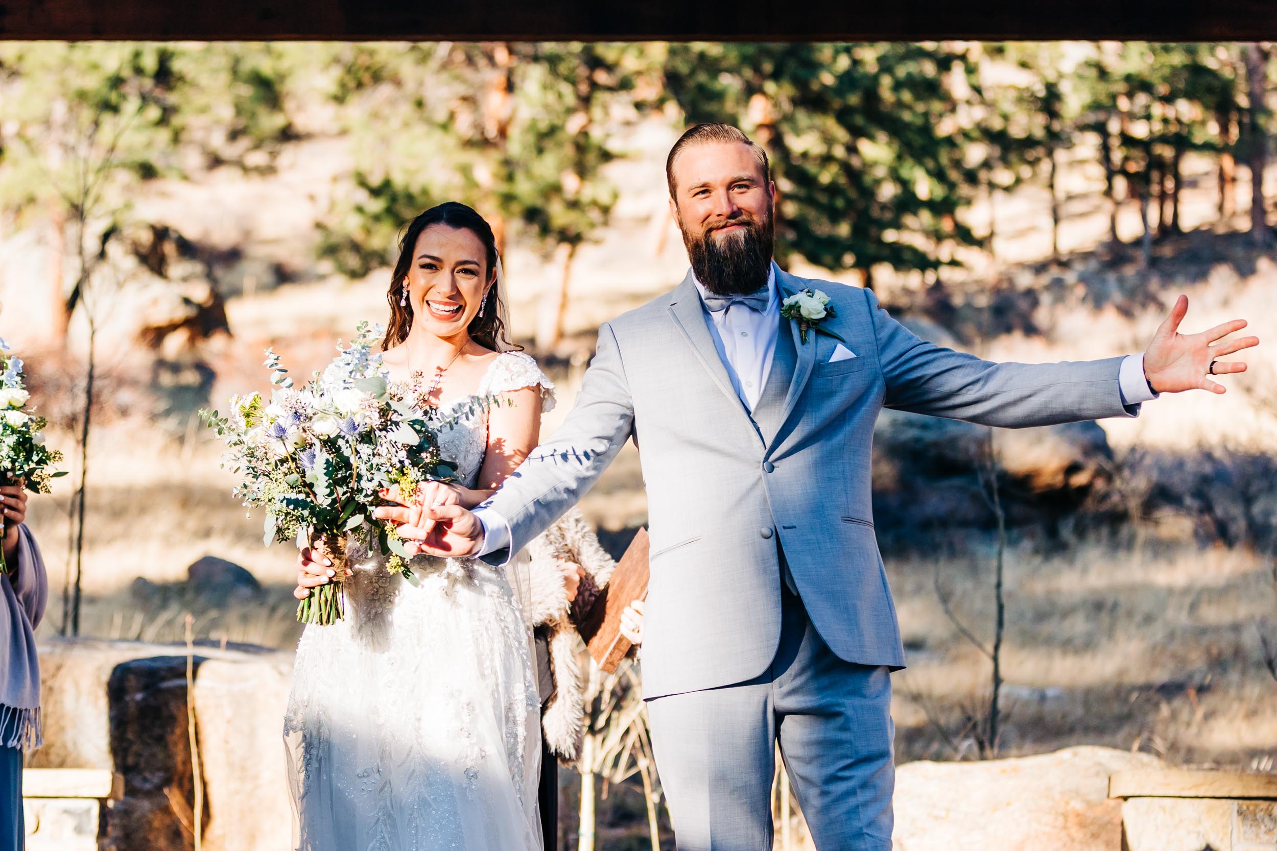della terra wedding photo in Estes Park 