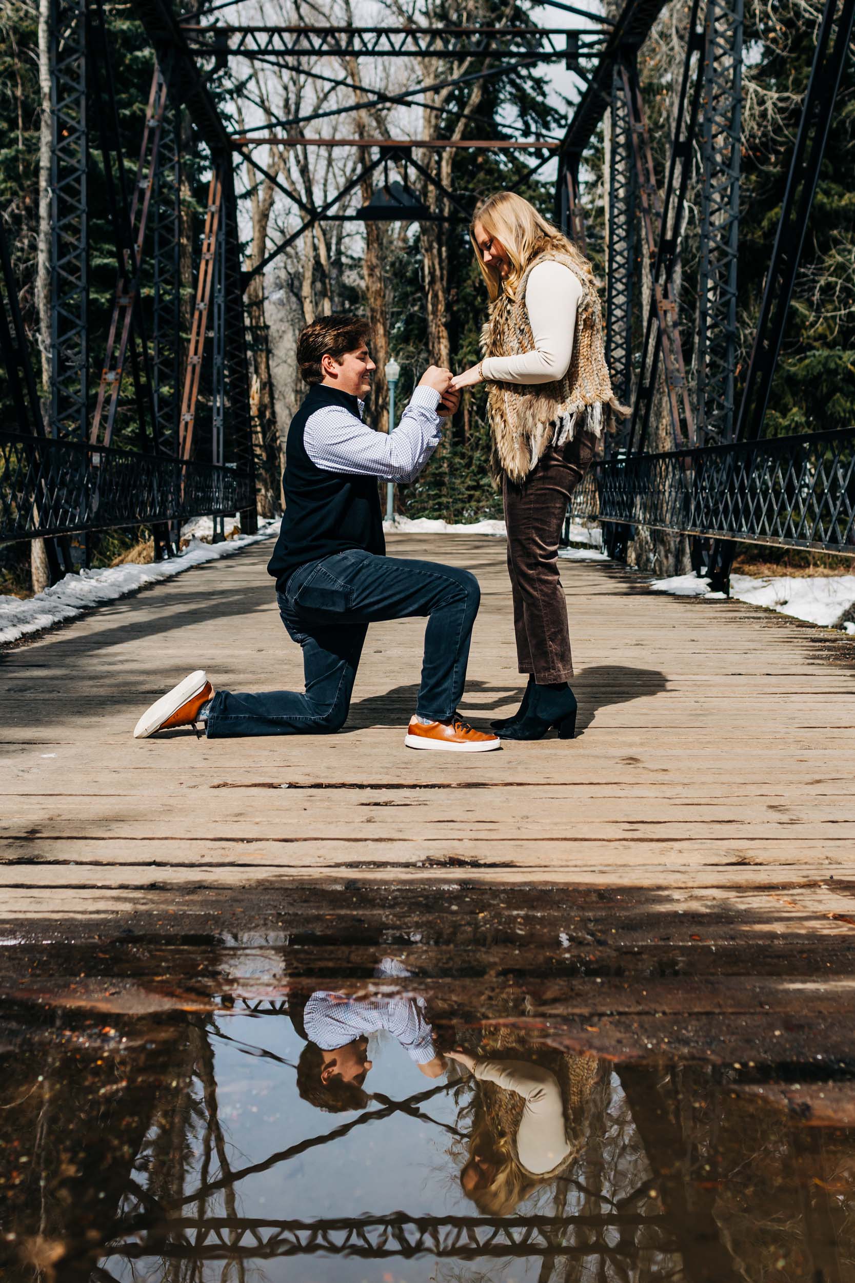 Proposal at John Denver Sanctuary in Aspen Colorado