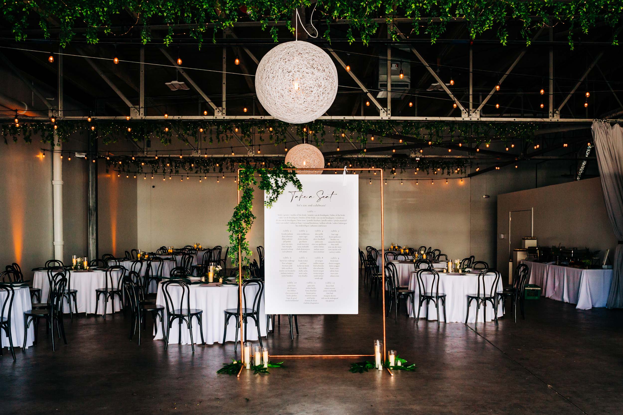 Clay Venues wedding reception space