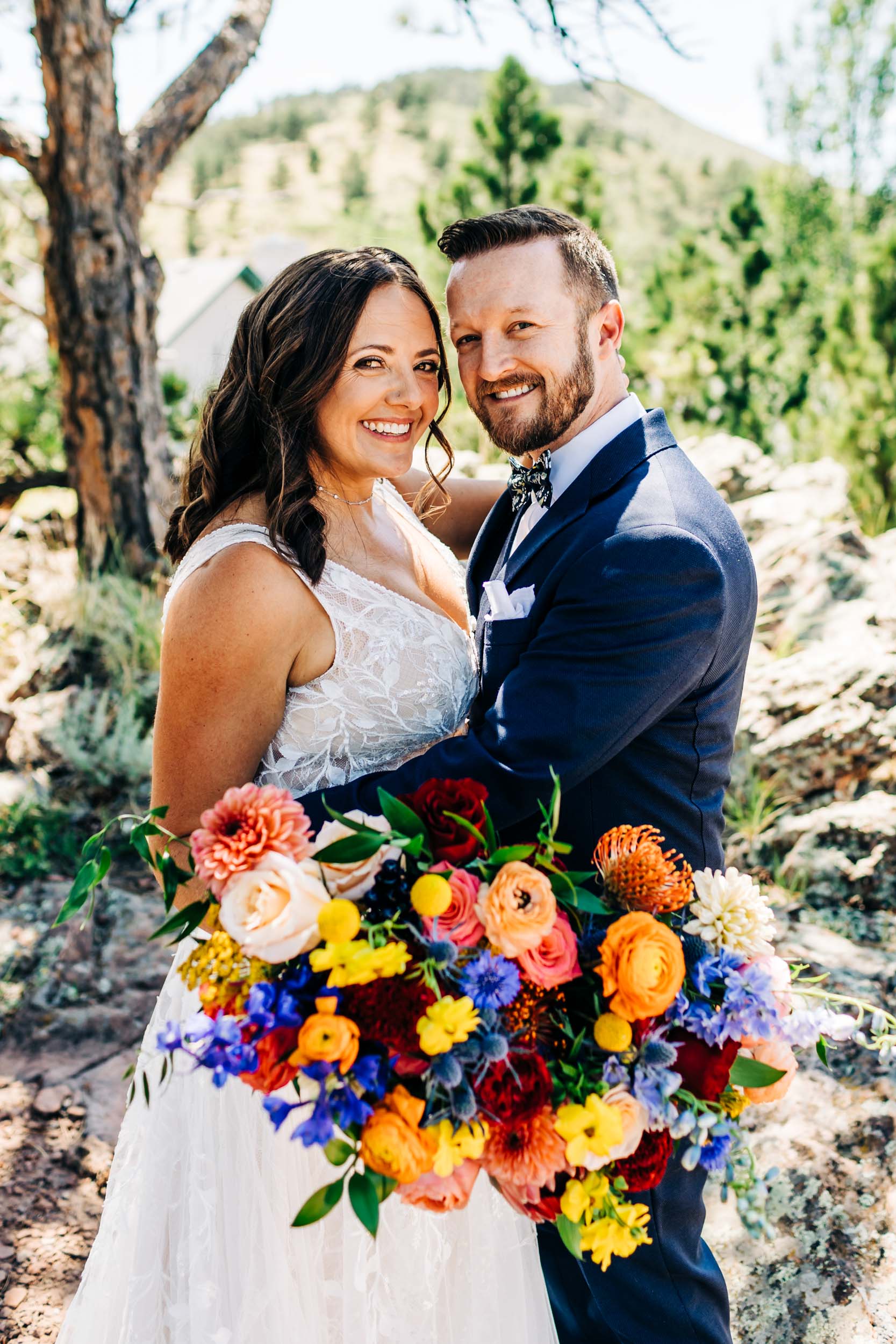 Lionscrest wedding photos in Lyons Colorado