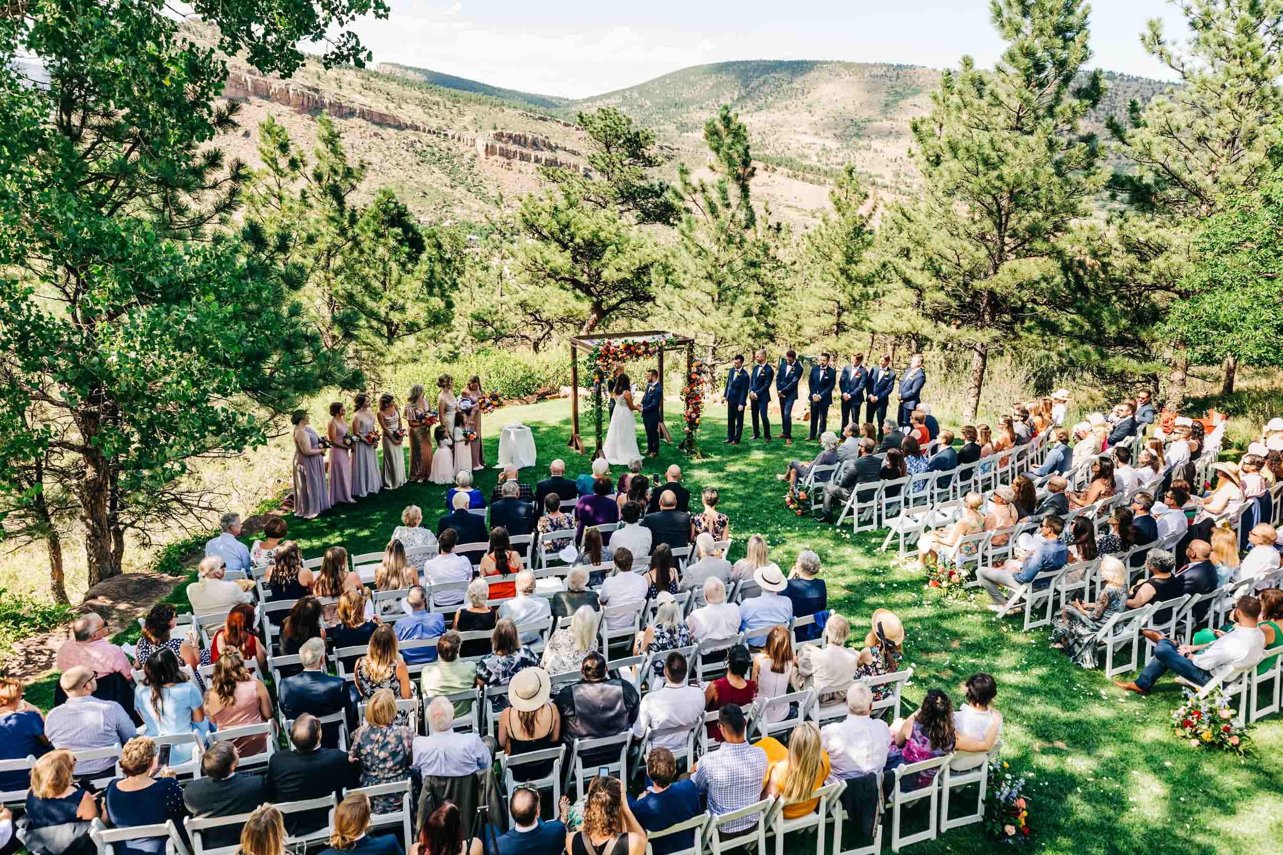 Lionscrest Manor wedding ceremony photo