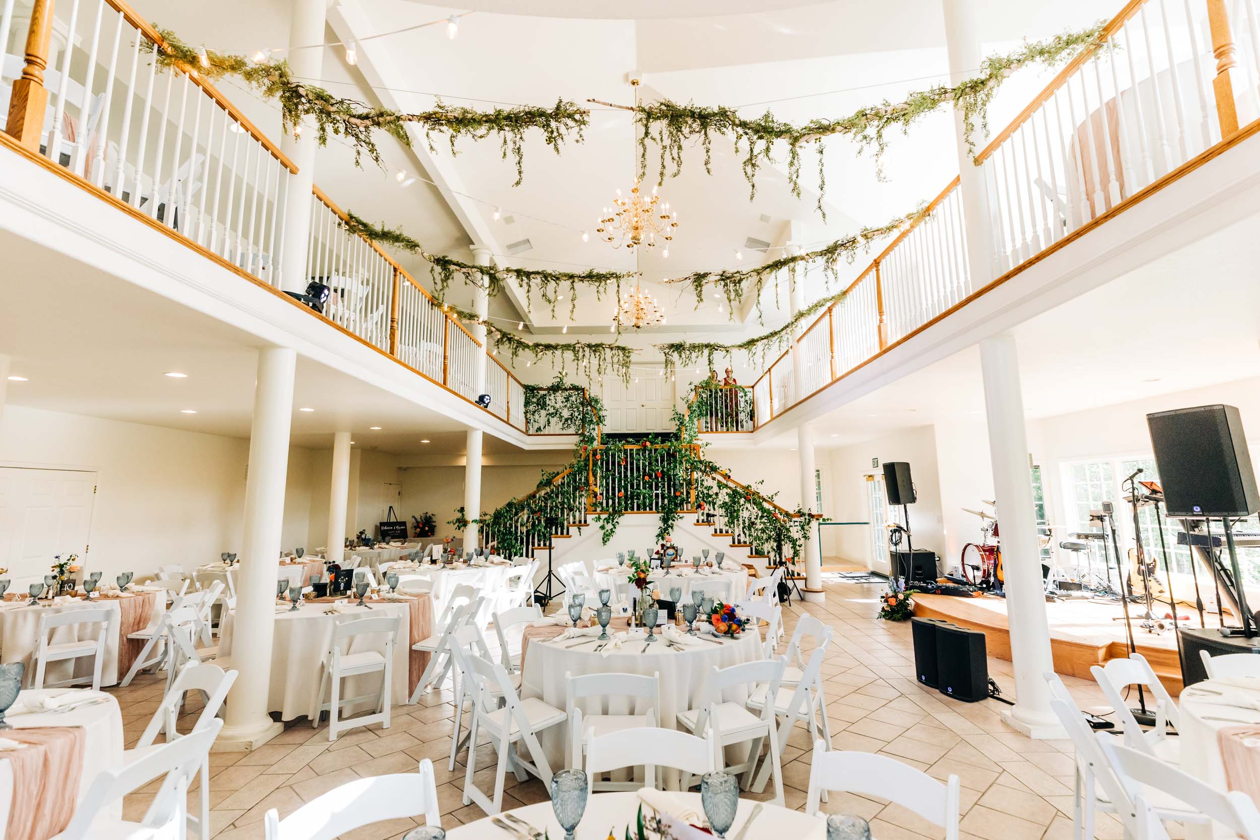 Lionscrest Manor wedding reception space