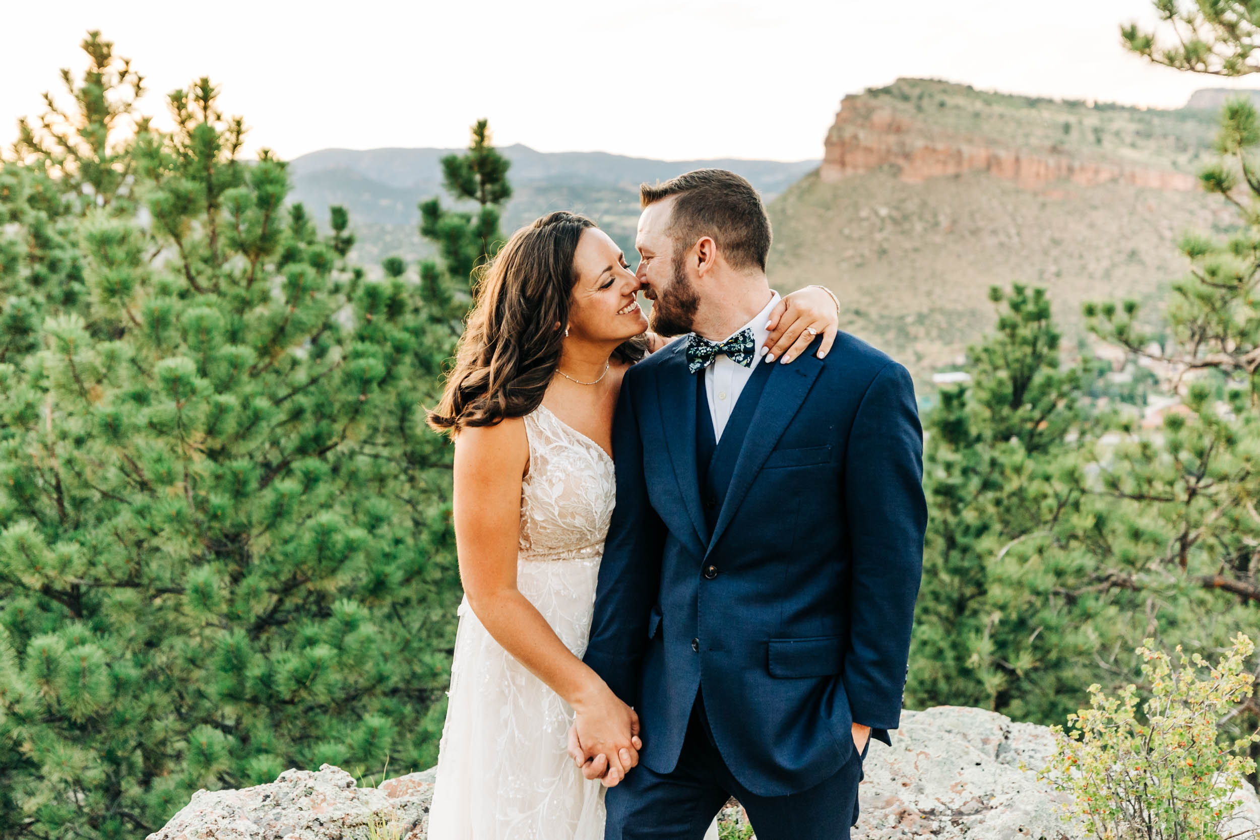 Sunset portraits at Lionscrest Manor in Colorado