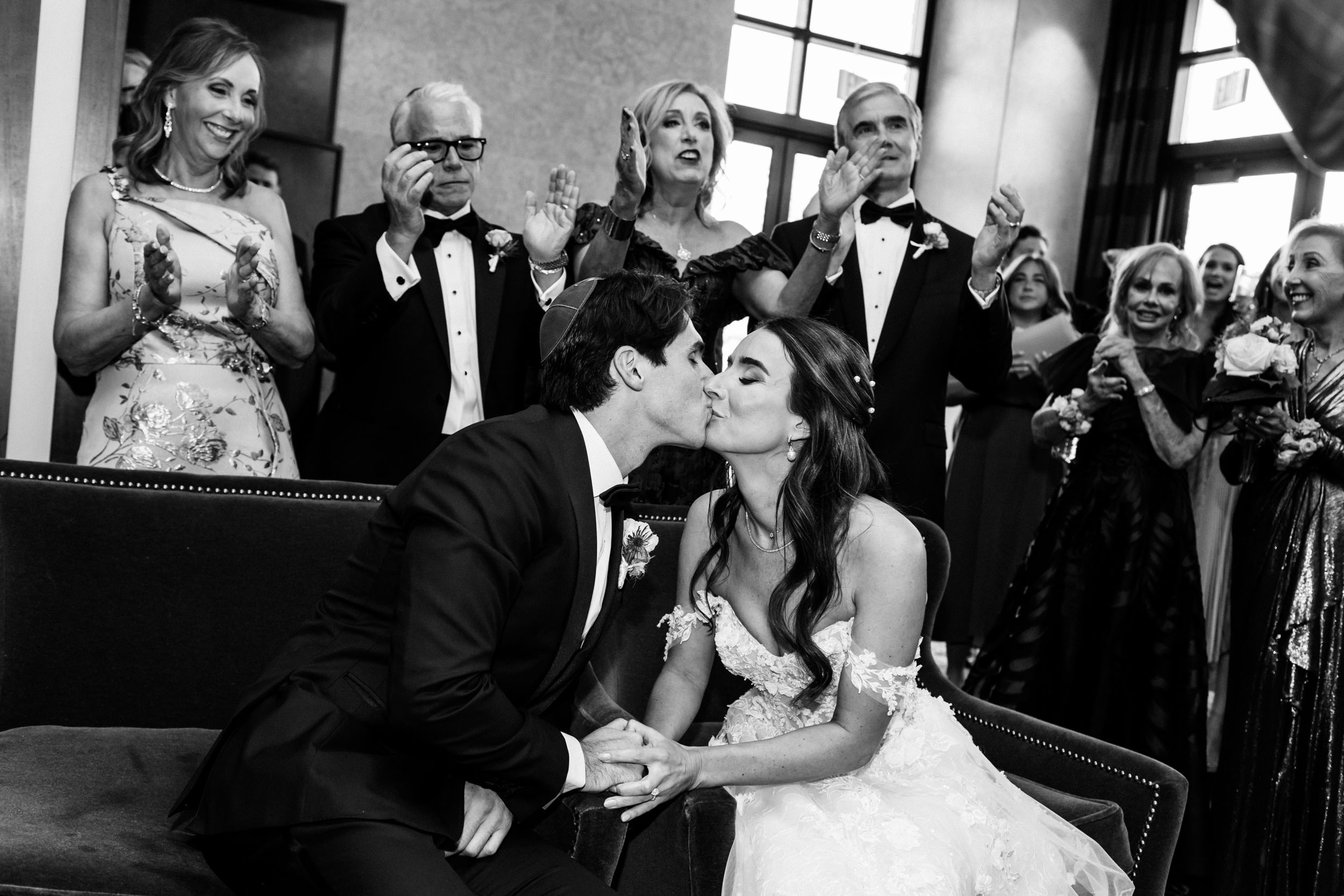 Ketubah signing at St Julien hotel Jewish wedding