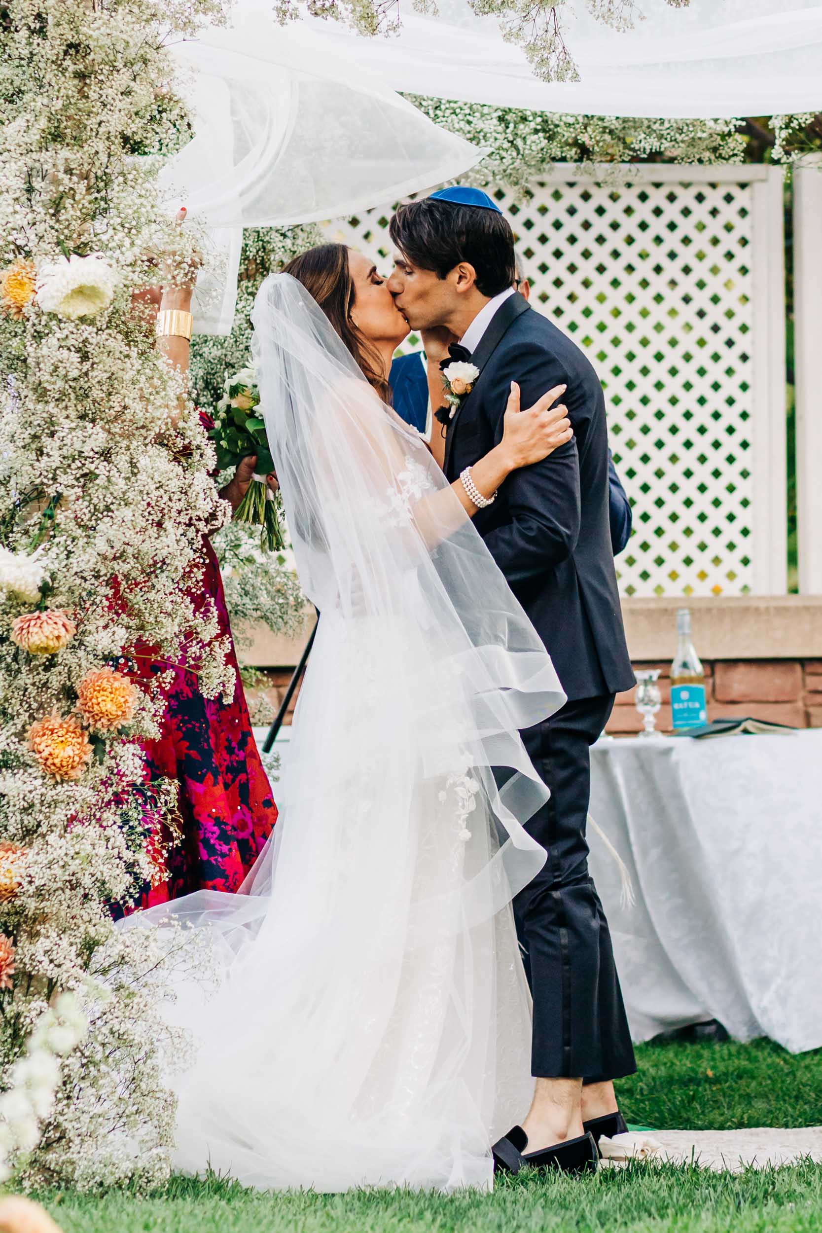 first kiss boulder wedding