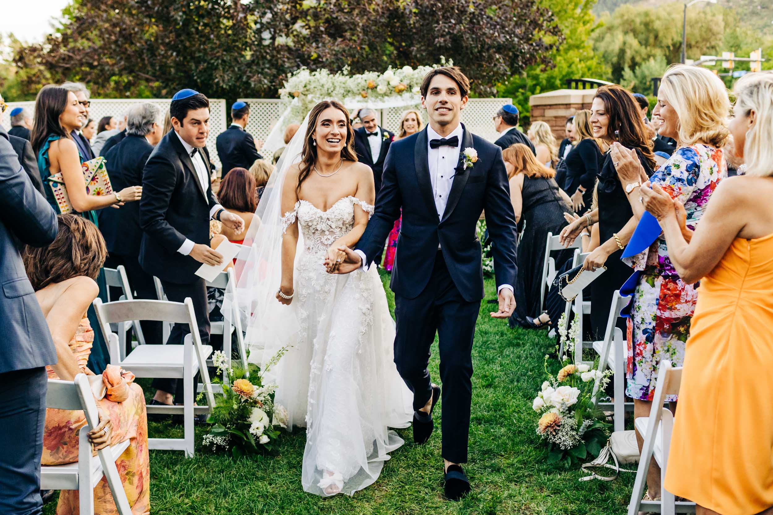St Julien hotel wedding recessional