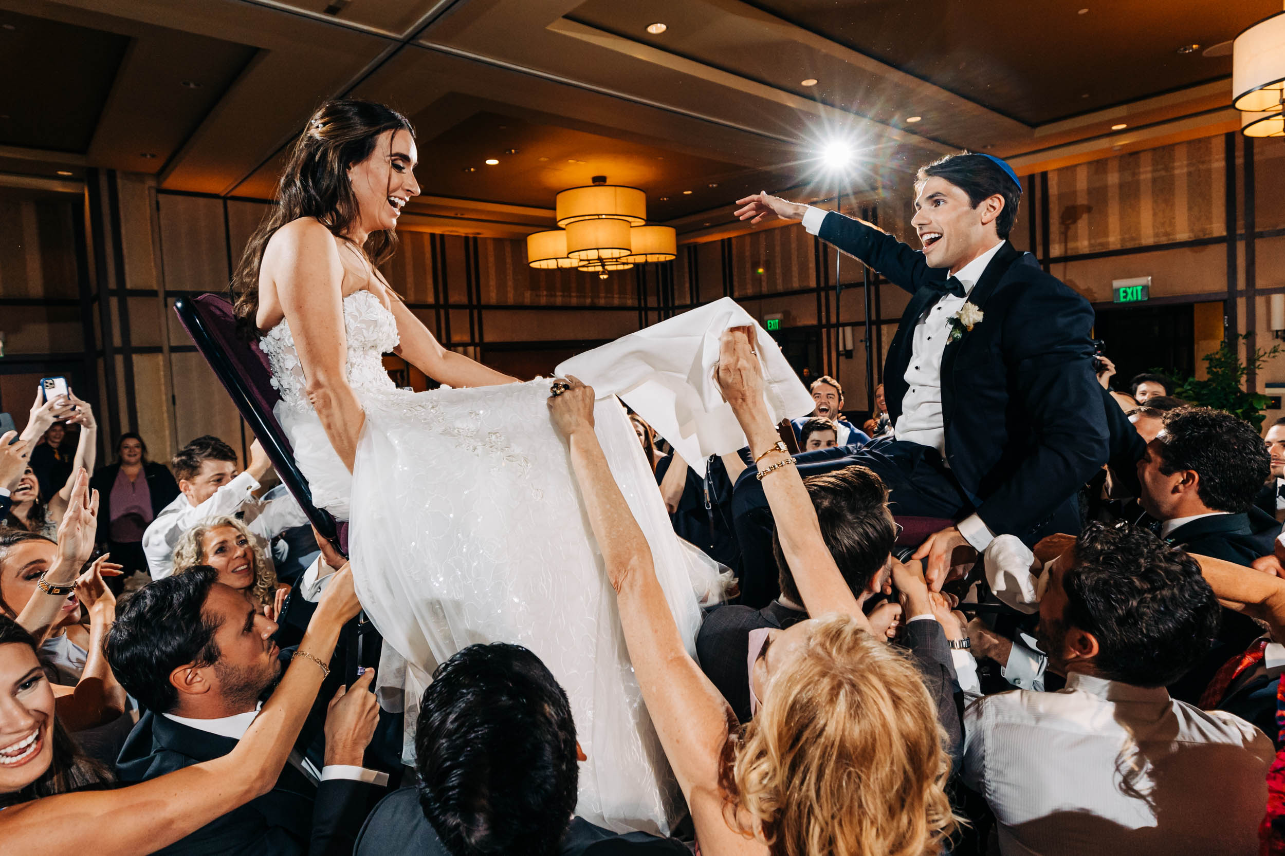Jewish Hora at St Julien hotel ballroom