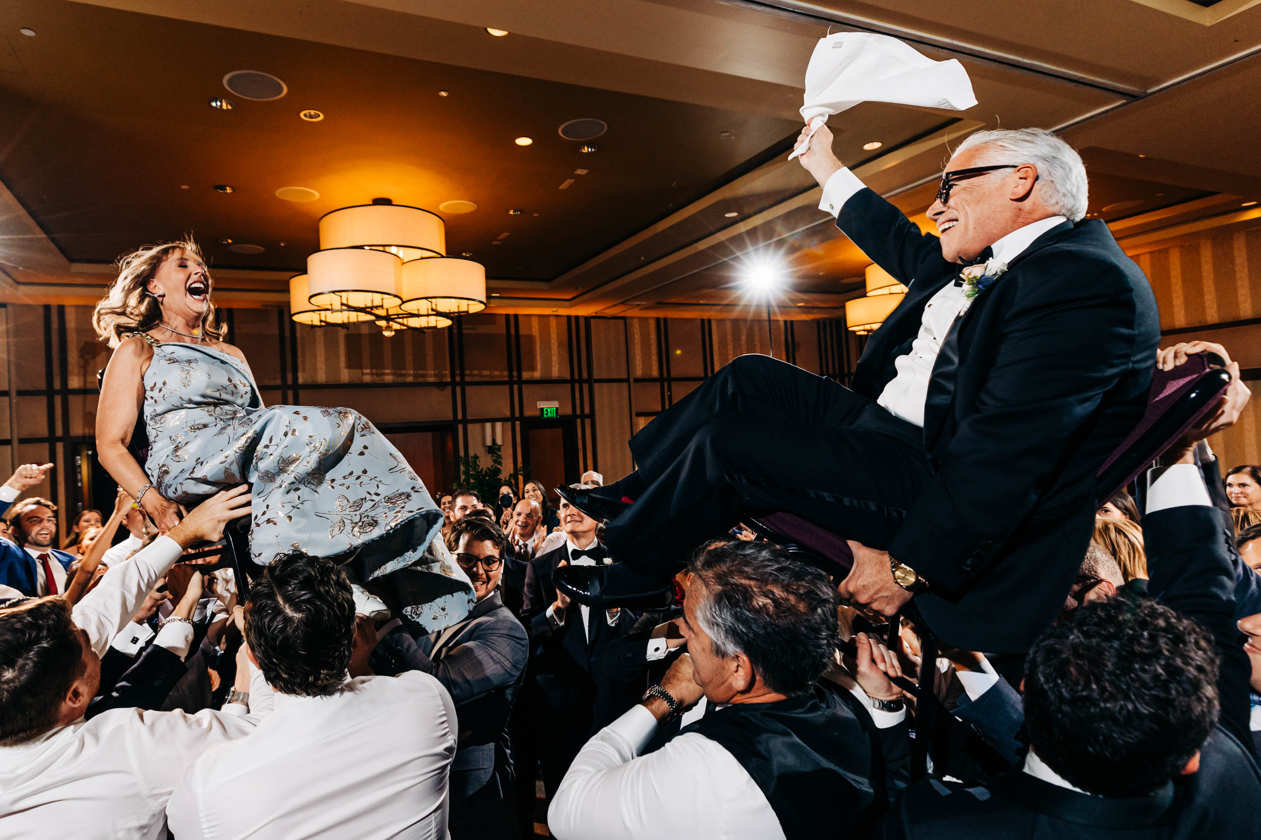 Jewish Hora at St Julien hotel ballroom