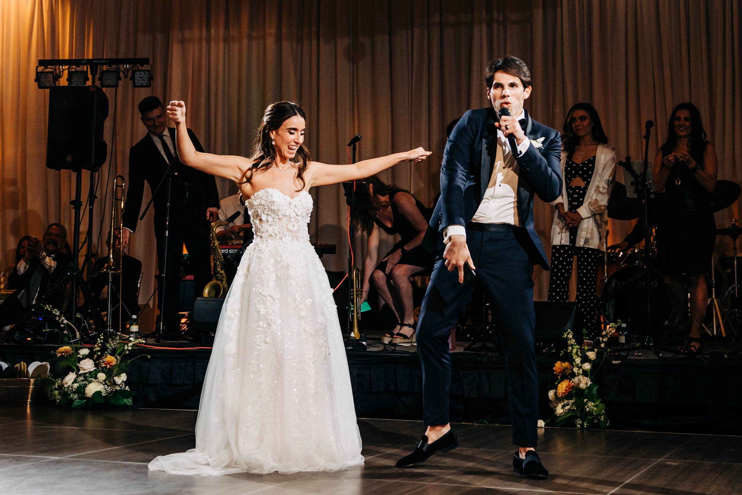 St Julien Hotel wedding ballroom reception