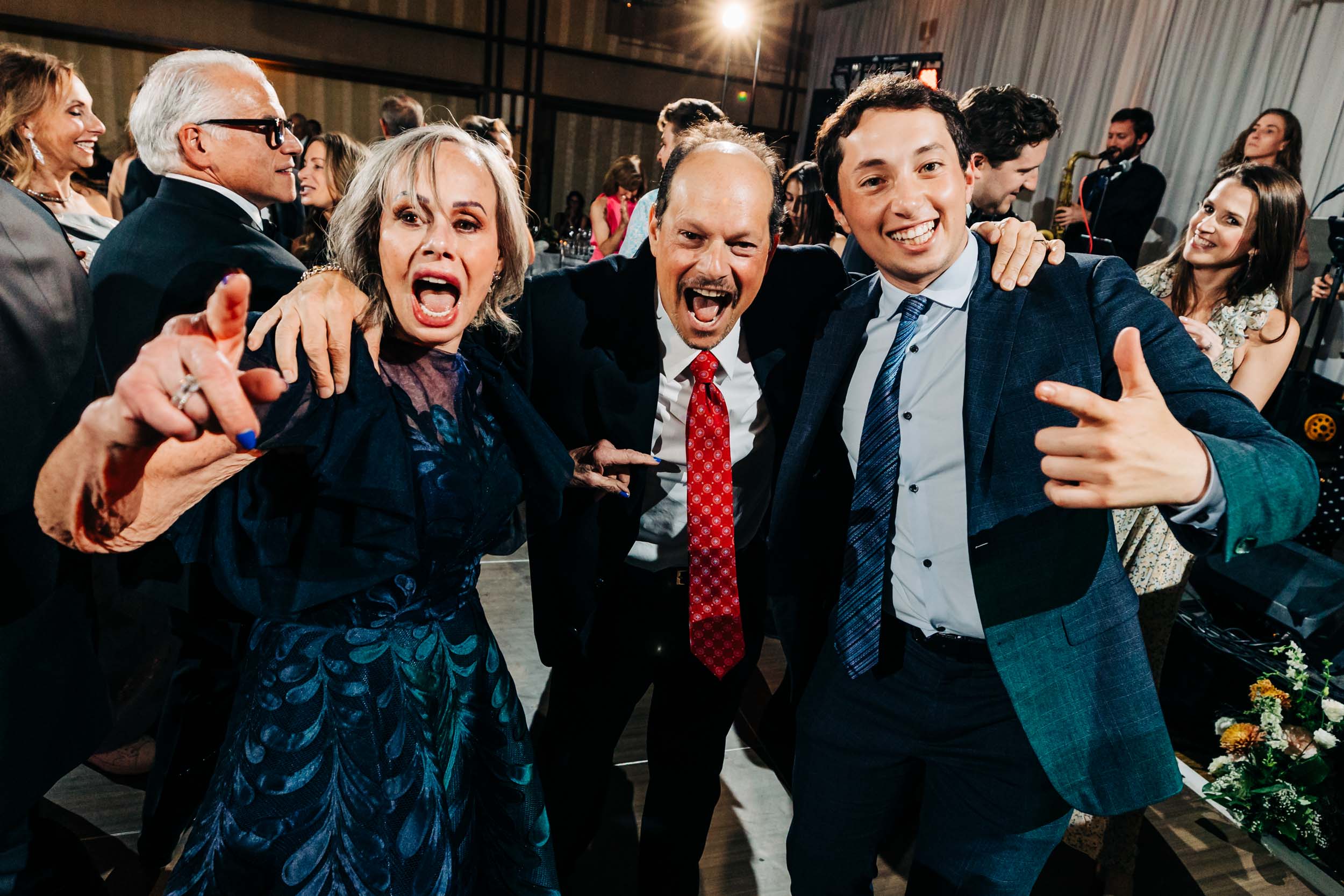 St Julien Hotel wedding reception dance floor