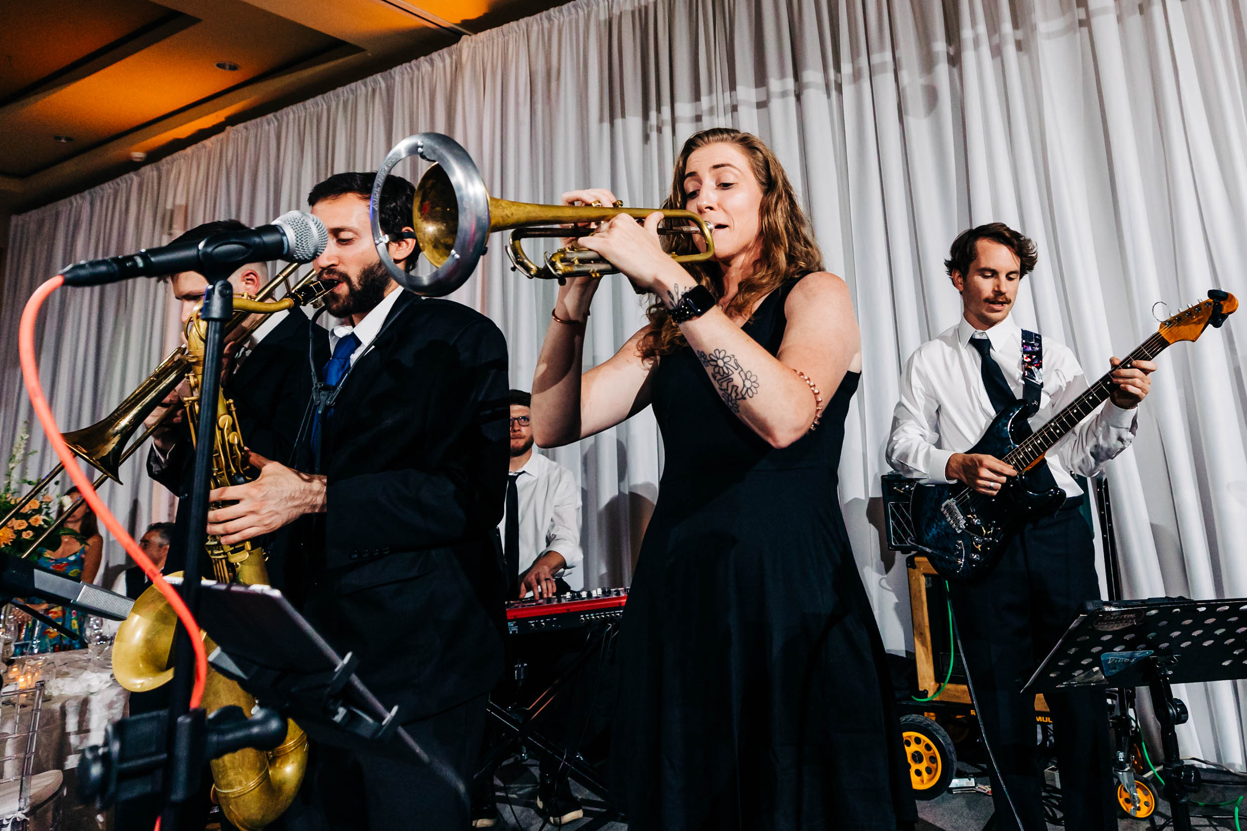 St Julien Hotel wedding reception live band