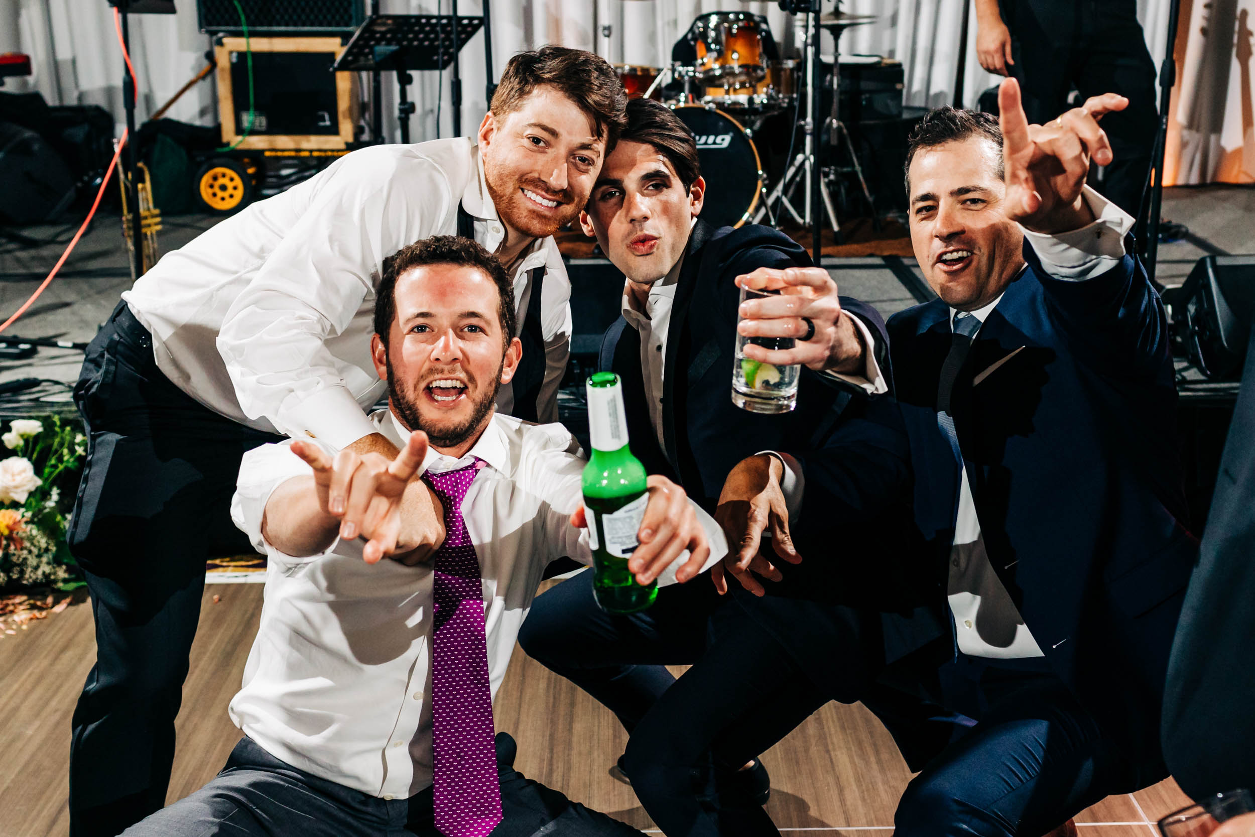 St Julien Hotel wedding reception dance floor